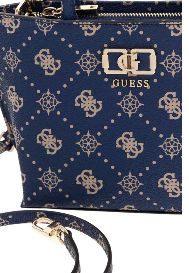 Guess Taška přes rameno Emelie Logo 2 Comp S Navy Logo GP992875