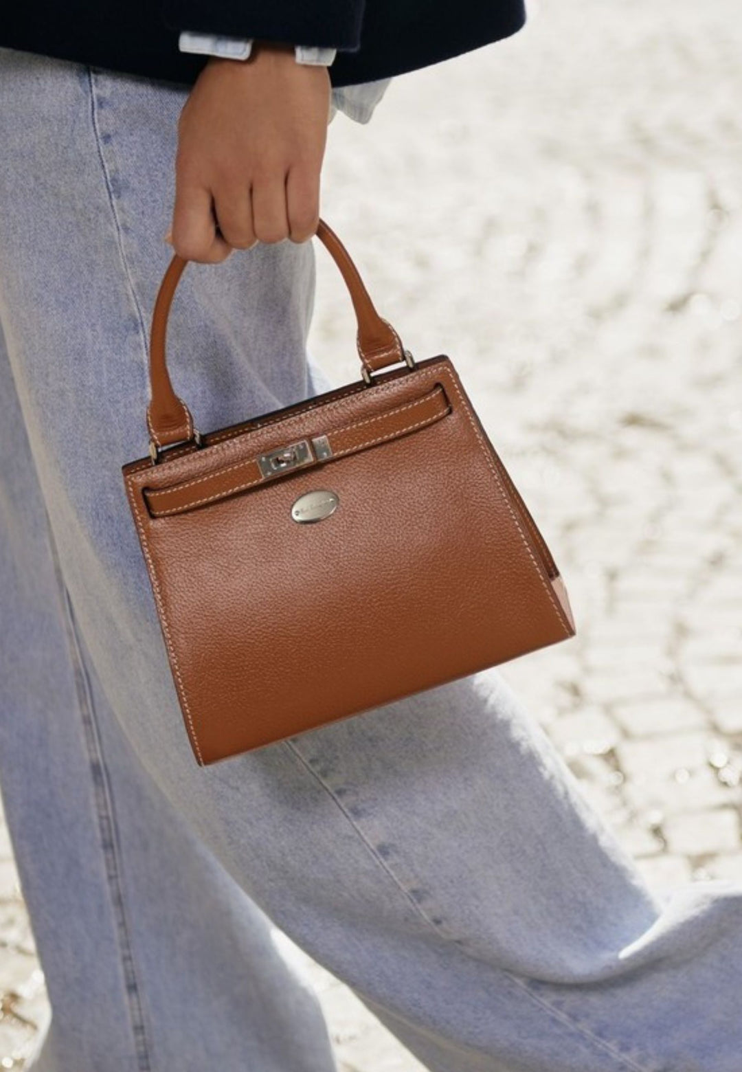 Mac Douglas Sacs À Main MINI Temple Buni Cuir Marron