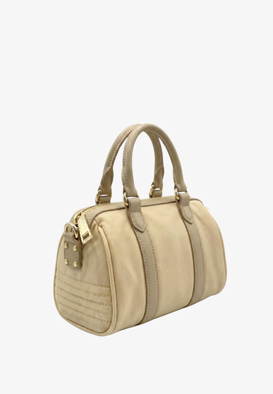 Bolso Lancaster polochon con cremallera S Basic Ana 510-101 Beige