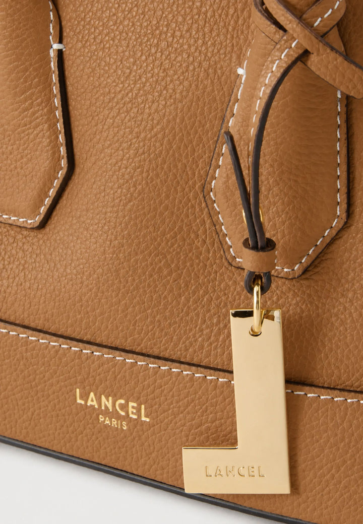 Lancel Belleville Mini torebka Bugatti Skóra Camel