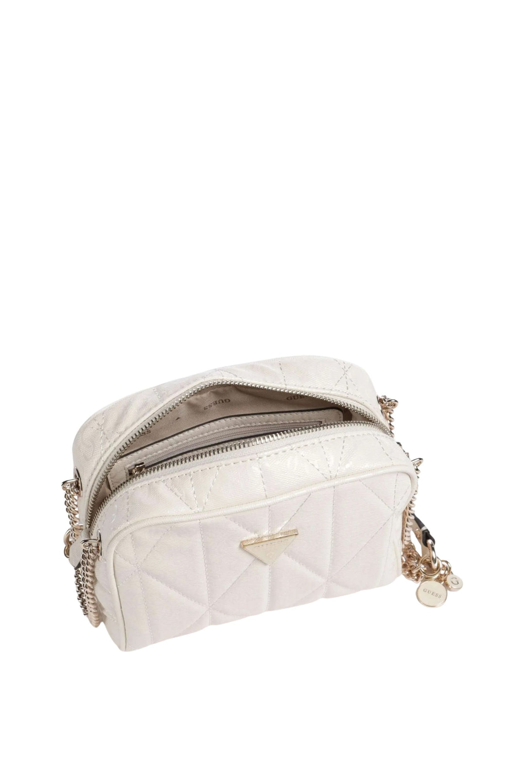 Guess Sac Bandoulière Betula Satchel Off White