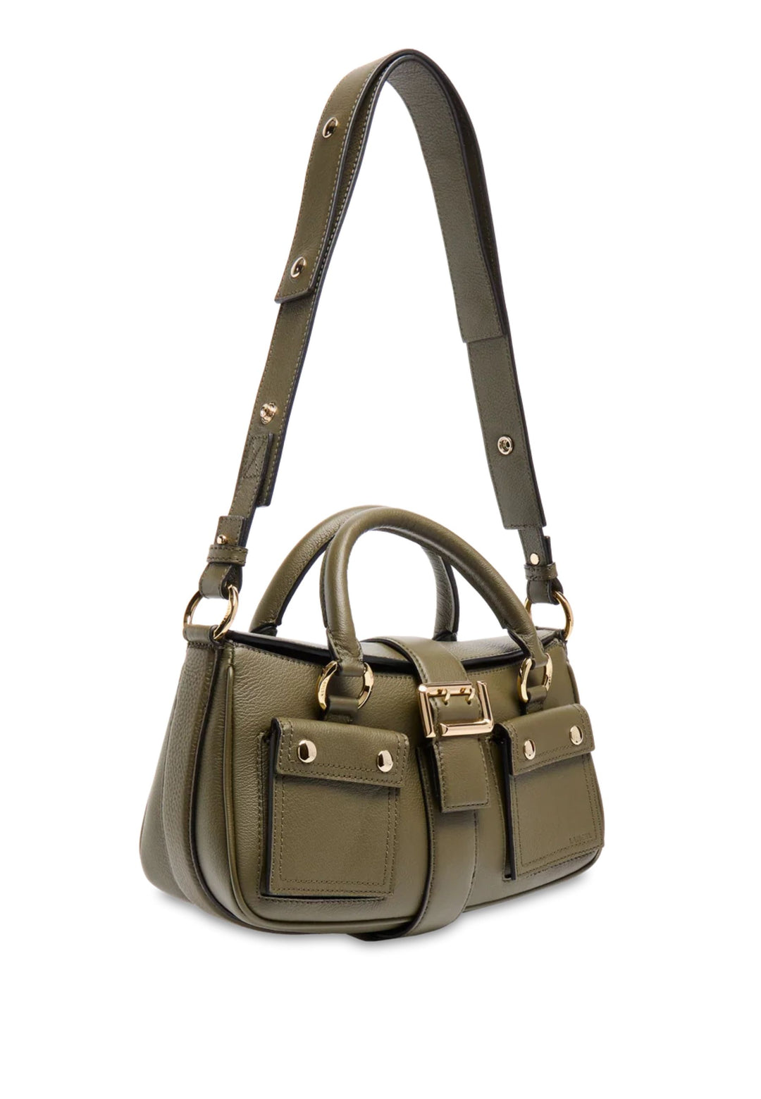 Lancel Mala de mão Multipocket S Couro Caqui