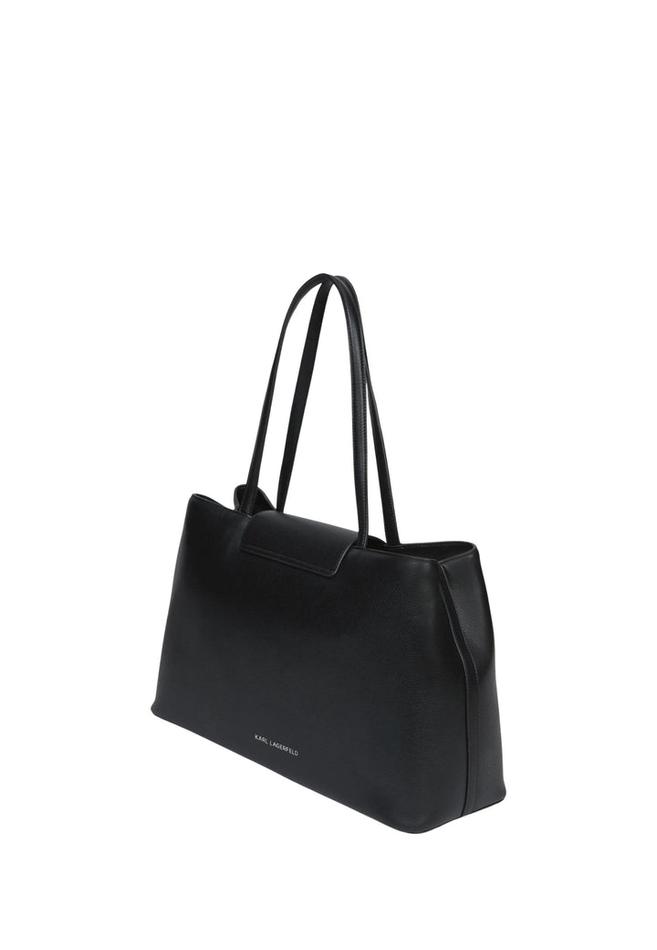 Karl Lagerfeld Cabas Métal Noir