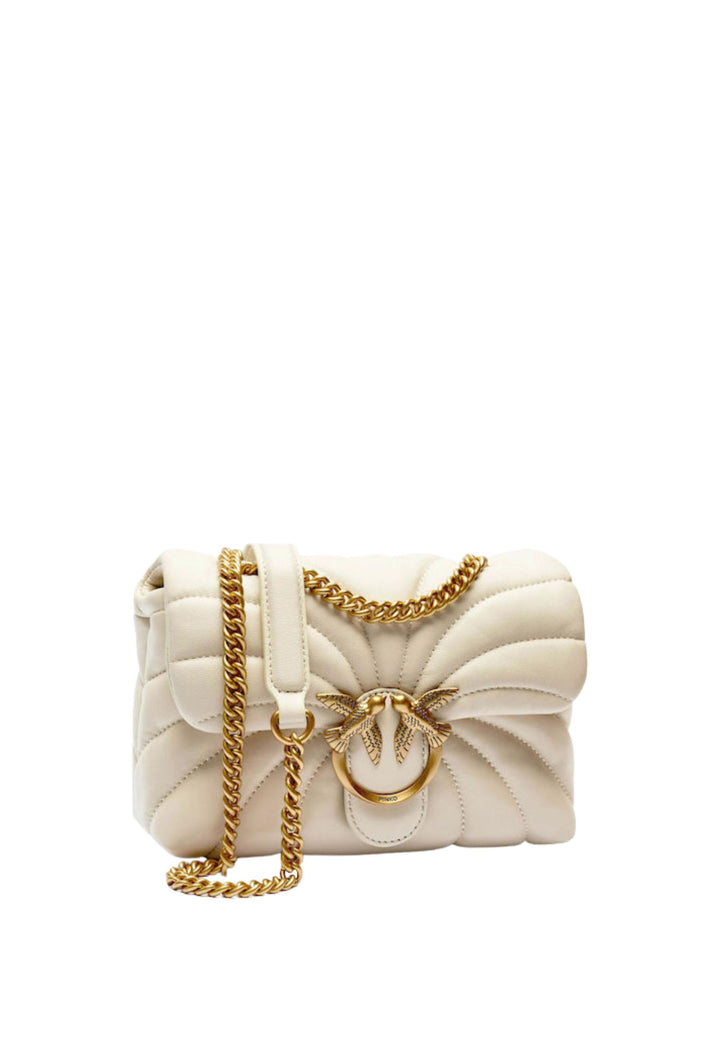 Pinko Sac Rabat Love Puff Mini Cl Sheep Nappa Blanc A1EXZ14Q