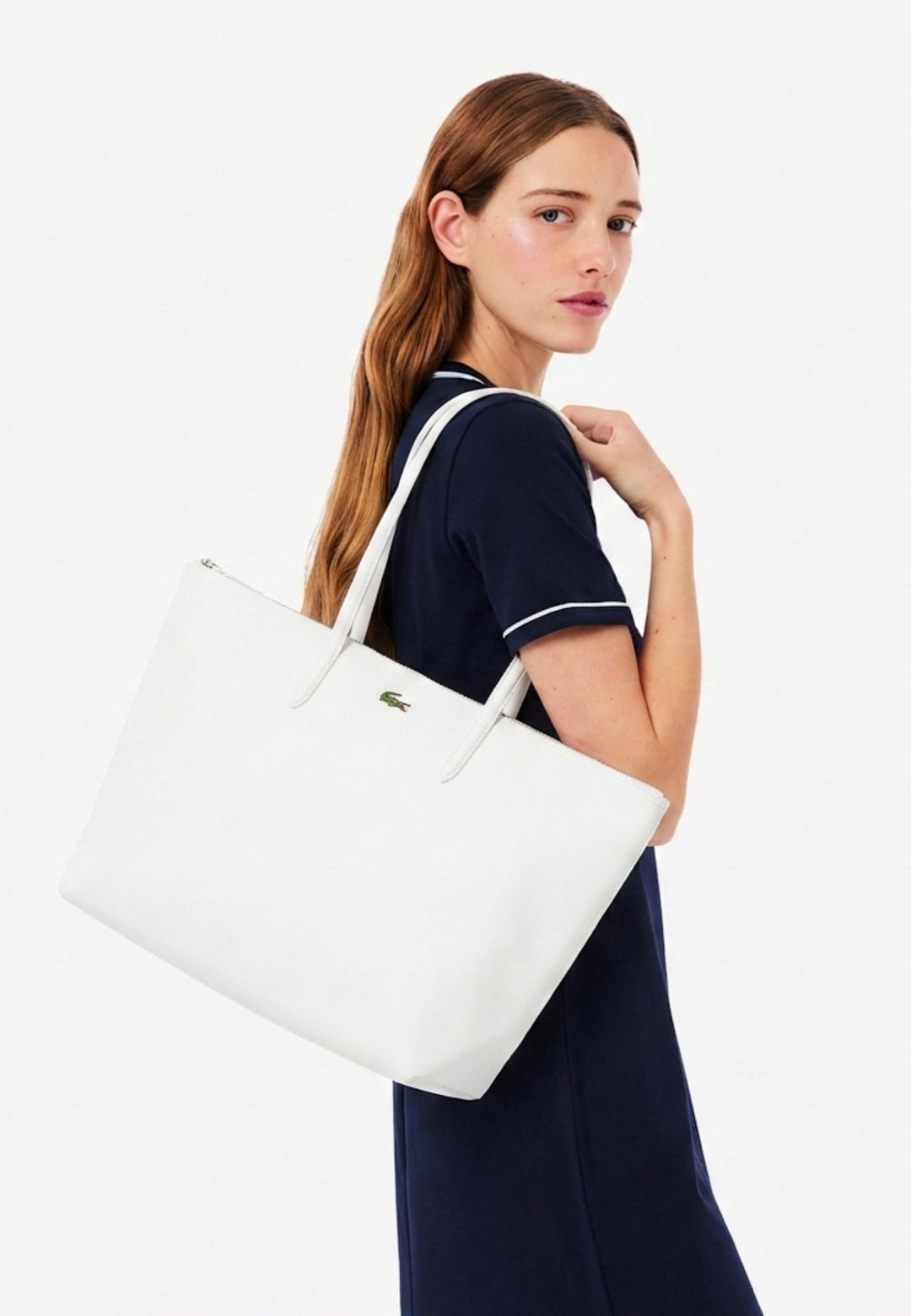 Lacoste Tote Bag L.12.12 Concept NF1888PK White