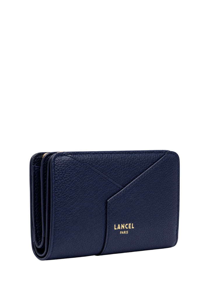 Lancel Enveloppe Peněženka Kůže Ultramarine