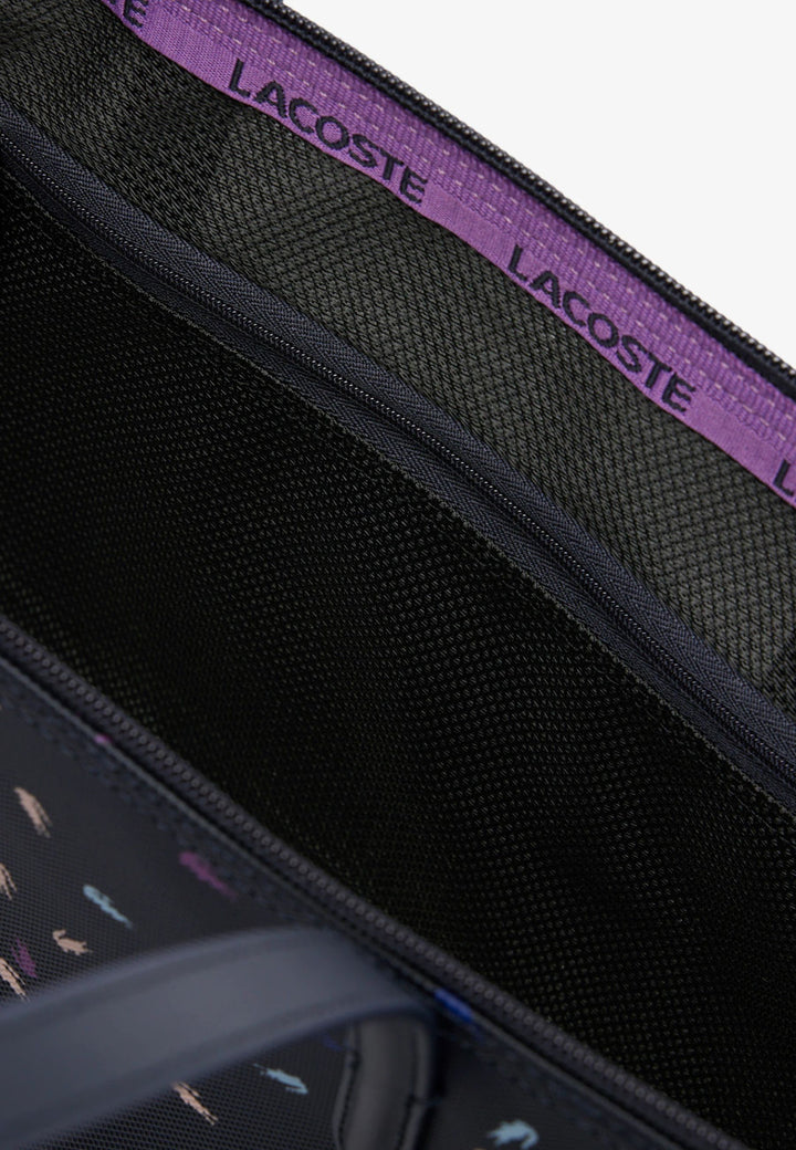 Lacoste Grande borsa shopper coccodrilli NF5141HN Blu Navy