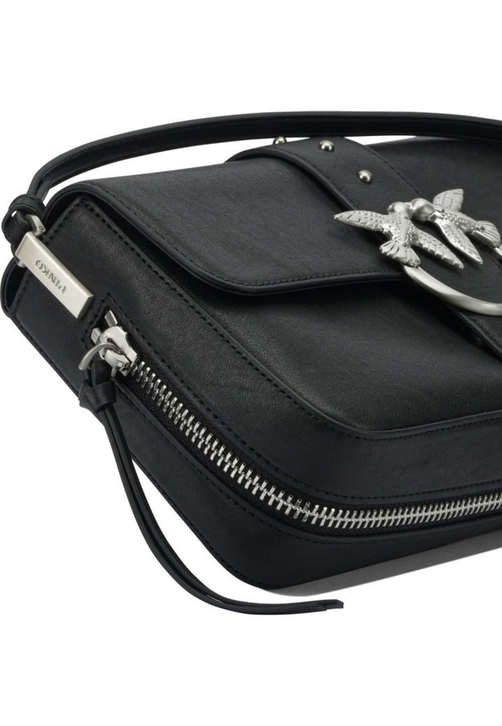 Pinko Borse a mano Love One Slouchy Zip Classic V Nero A2JGZ99E