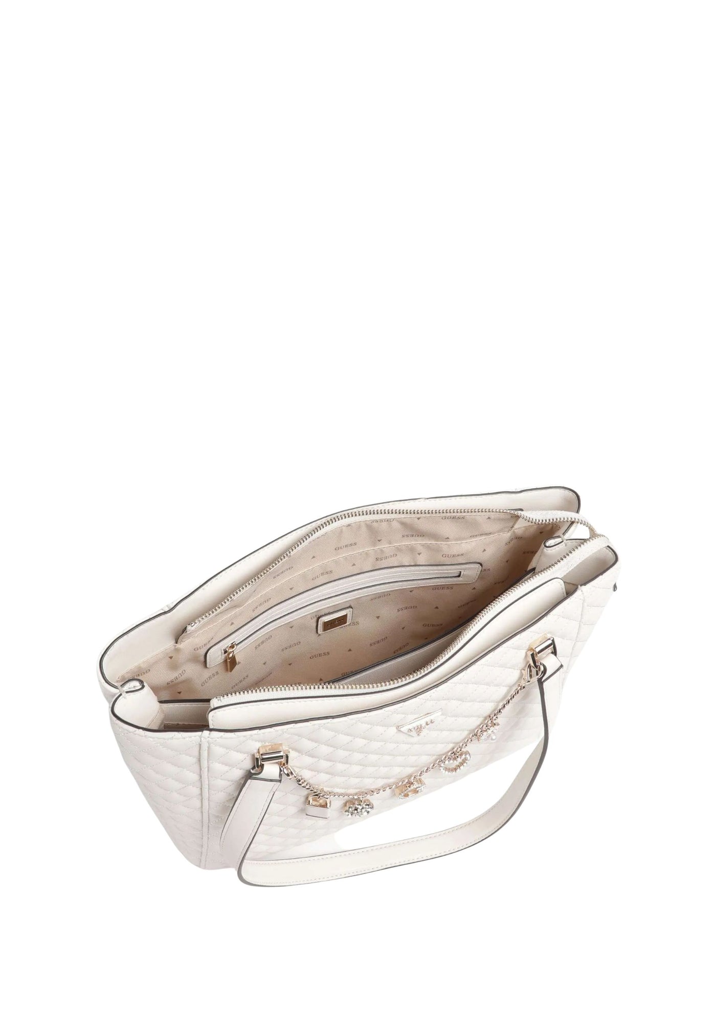 Guess Pochette Ever Flap Clutch Bianco Panna EG867925