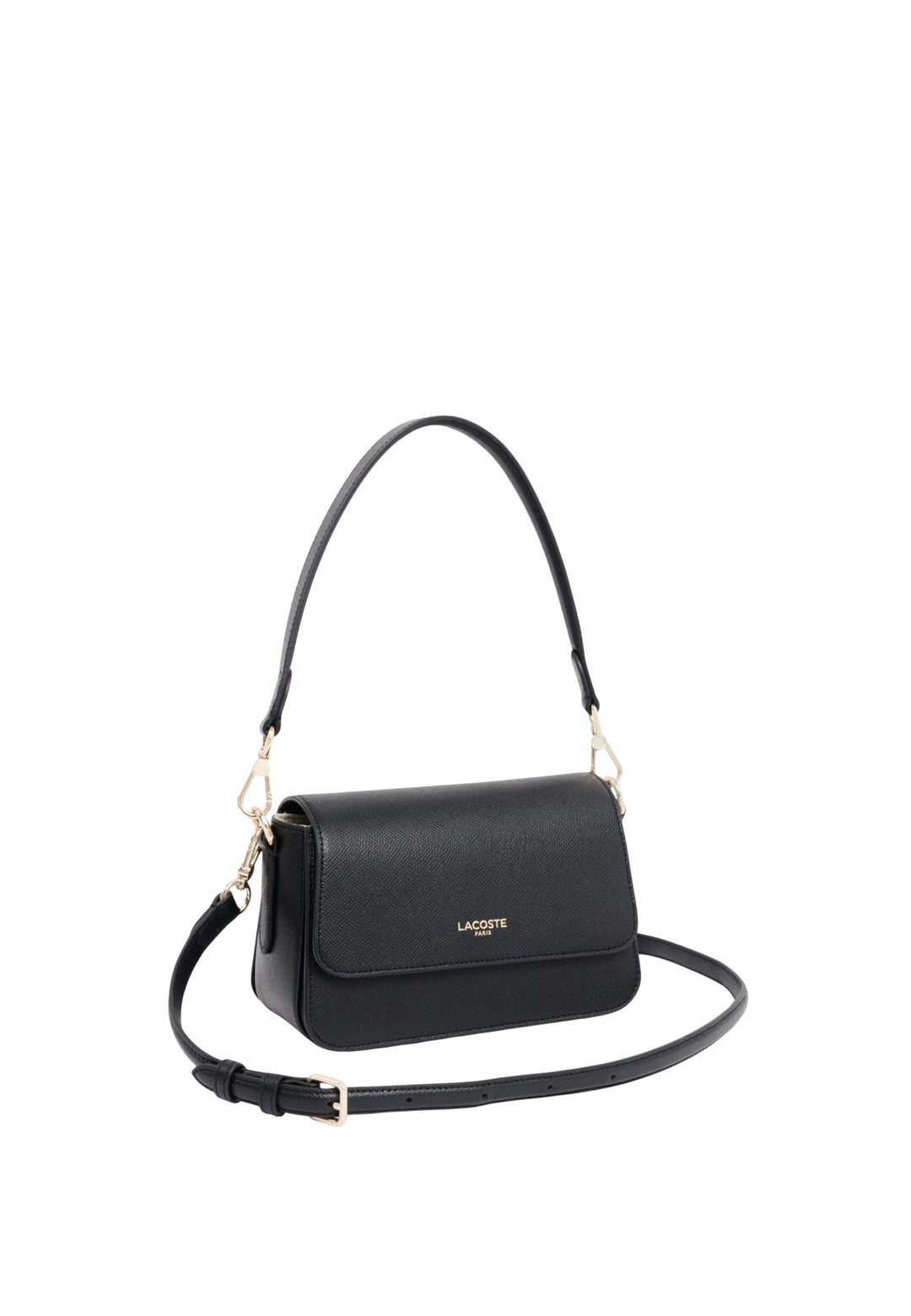 Lacoste Sac à bandoulière Champs-Élysées Cuir Noir
