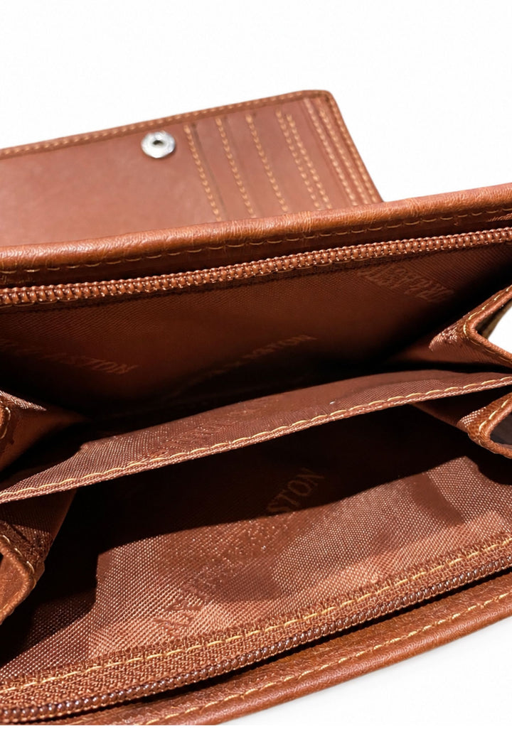 Arthur & Aston Porte Cartes Mixte, Homme, Femme Cognac