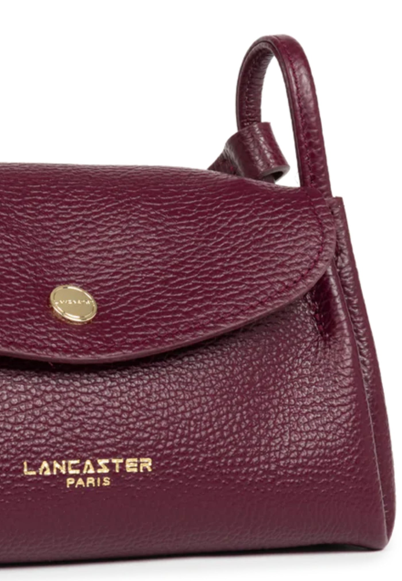 Lancaster Sac trotteur A rabat aimanté S Accordéon Double 470-87 Bordeaux - In - Champagne