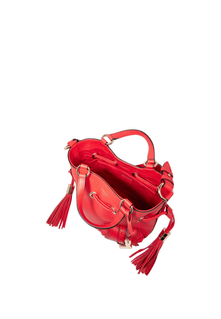 Lancel Premier Flirt S Red Kiss Bucket Bag