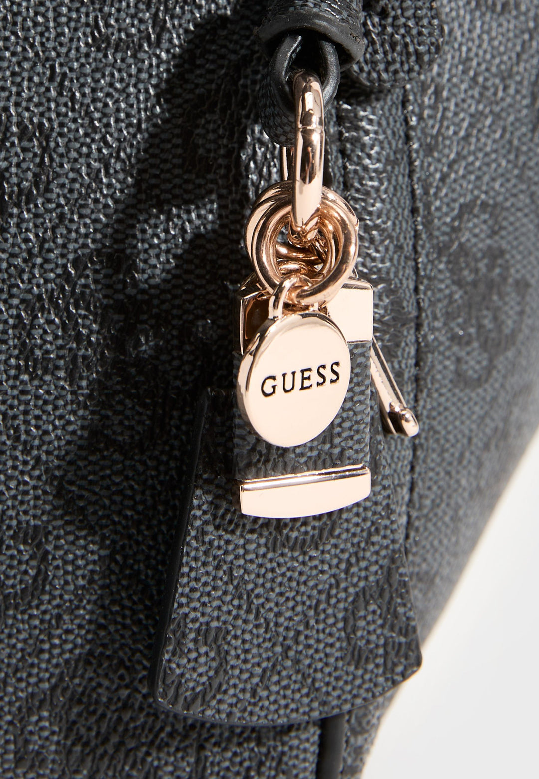 Kabelka Guess Coleen Petit Monogramme Logo Uhlí