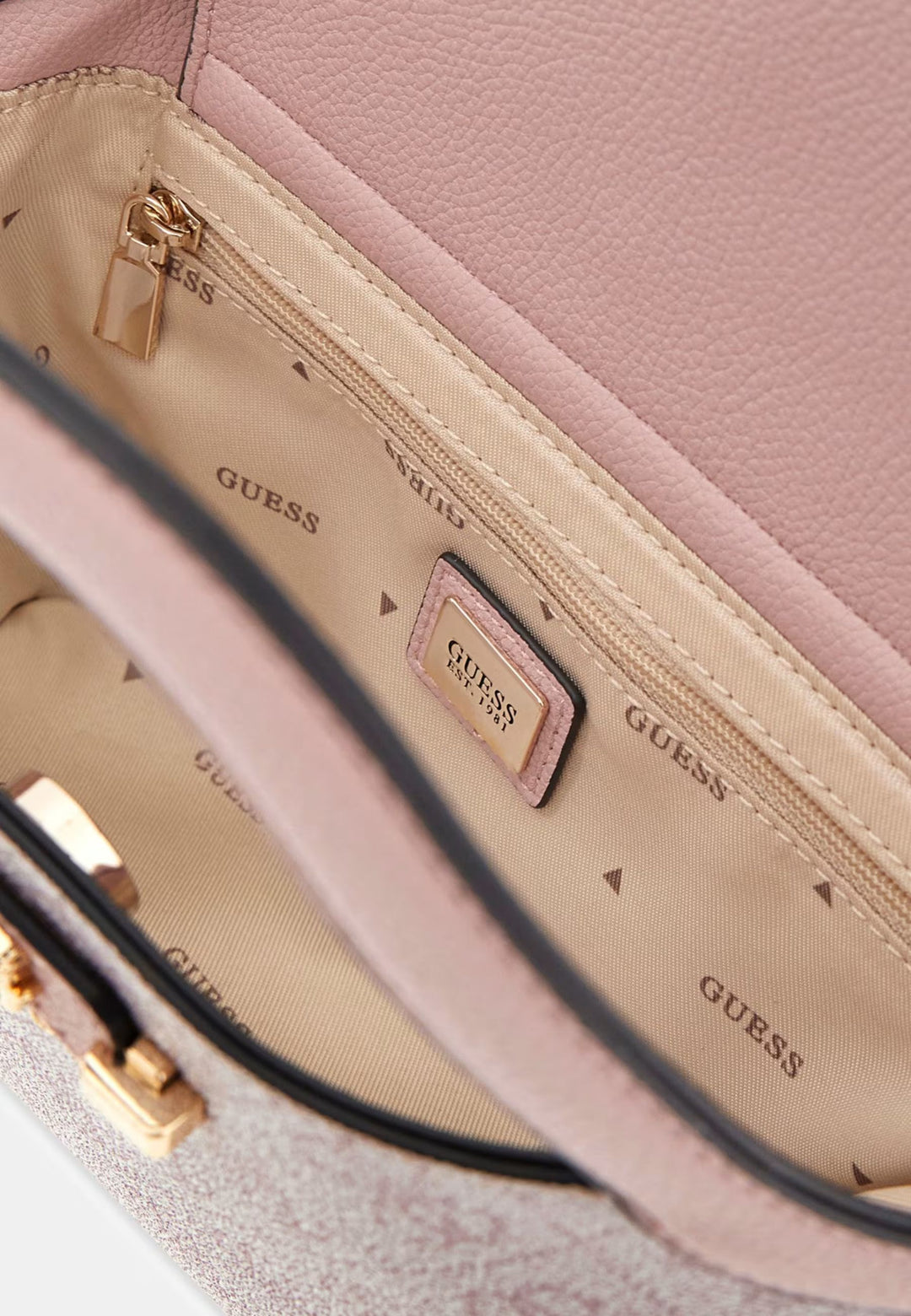 Guess Lindsey Mini Ostoskassi Orchid Logo