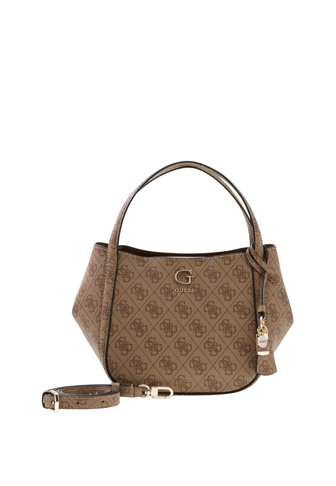 Guess Handtasch Coleen Petit Monogramme Latte Logo