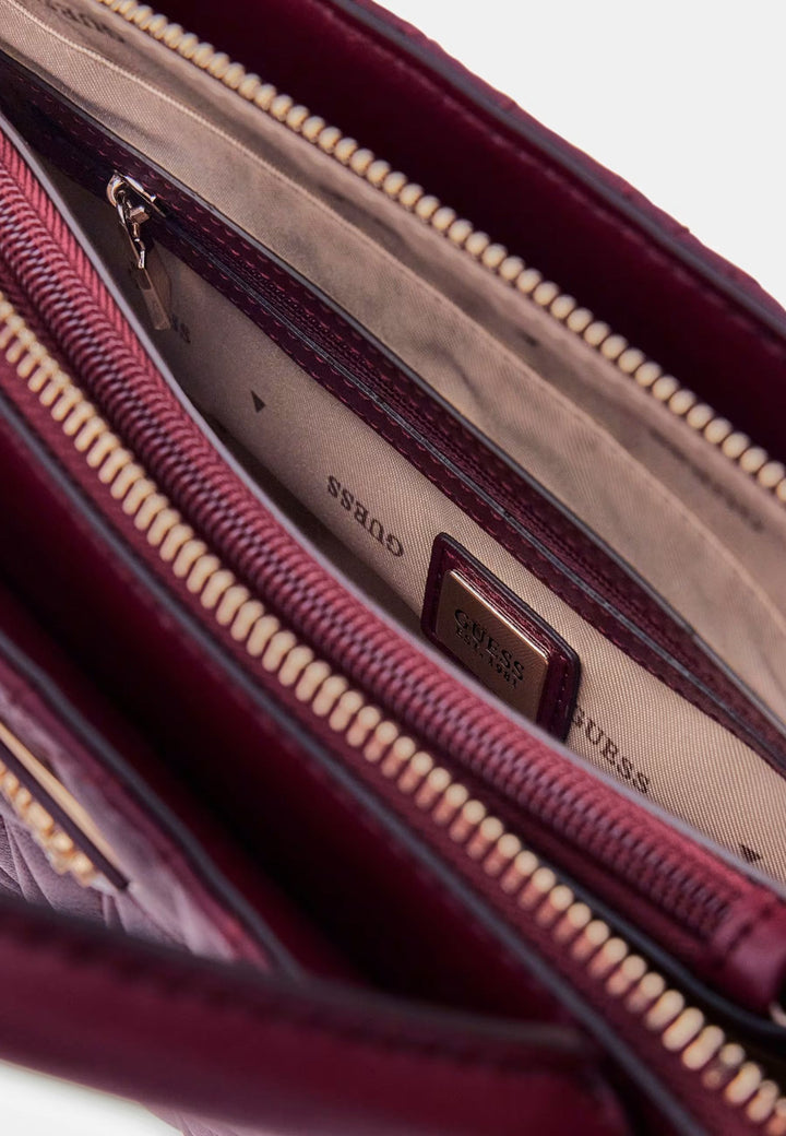 Guess Malas de mão Atabey Hobo Burgundy QG988305