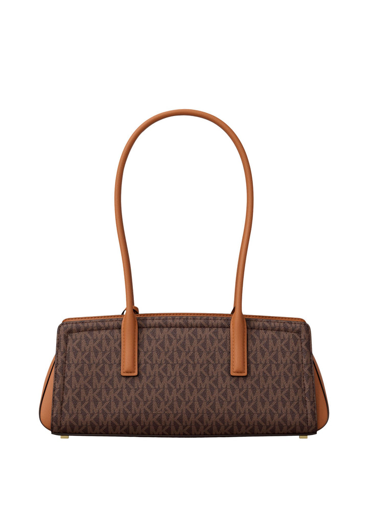 Michael Kors Sac bandoulière Laila Signature Small East West  Marron