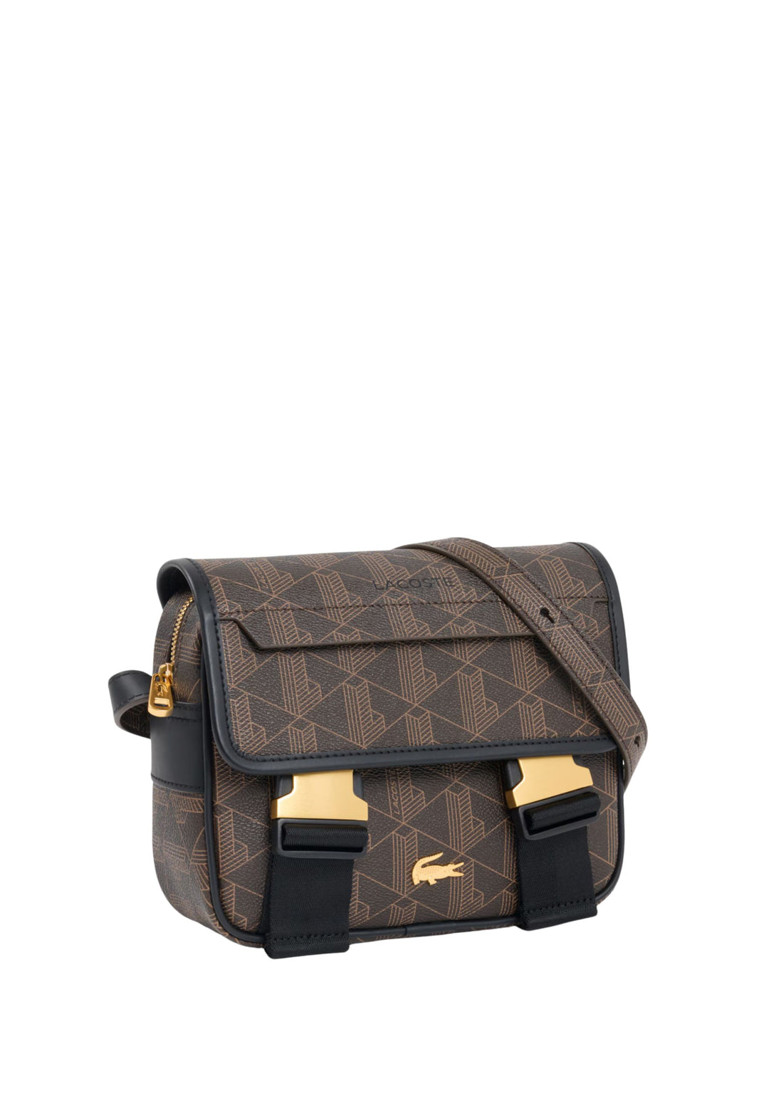 Lacoste Sacoche The Blend Monogramme Noir Shiitake