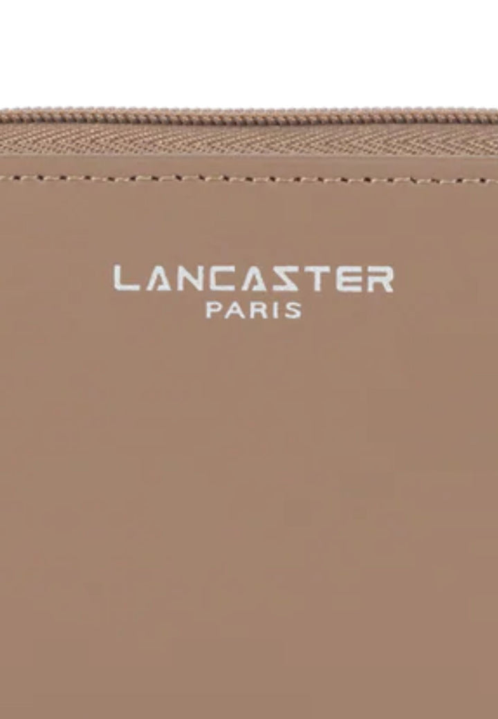 Lancaster Portefeuille dos à dos Zippé autour Smooth 137-17 Praline
