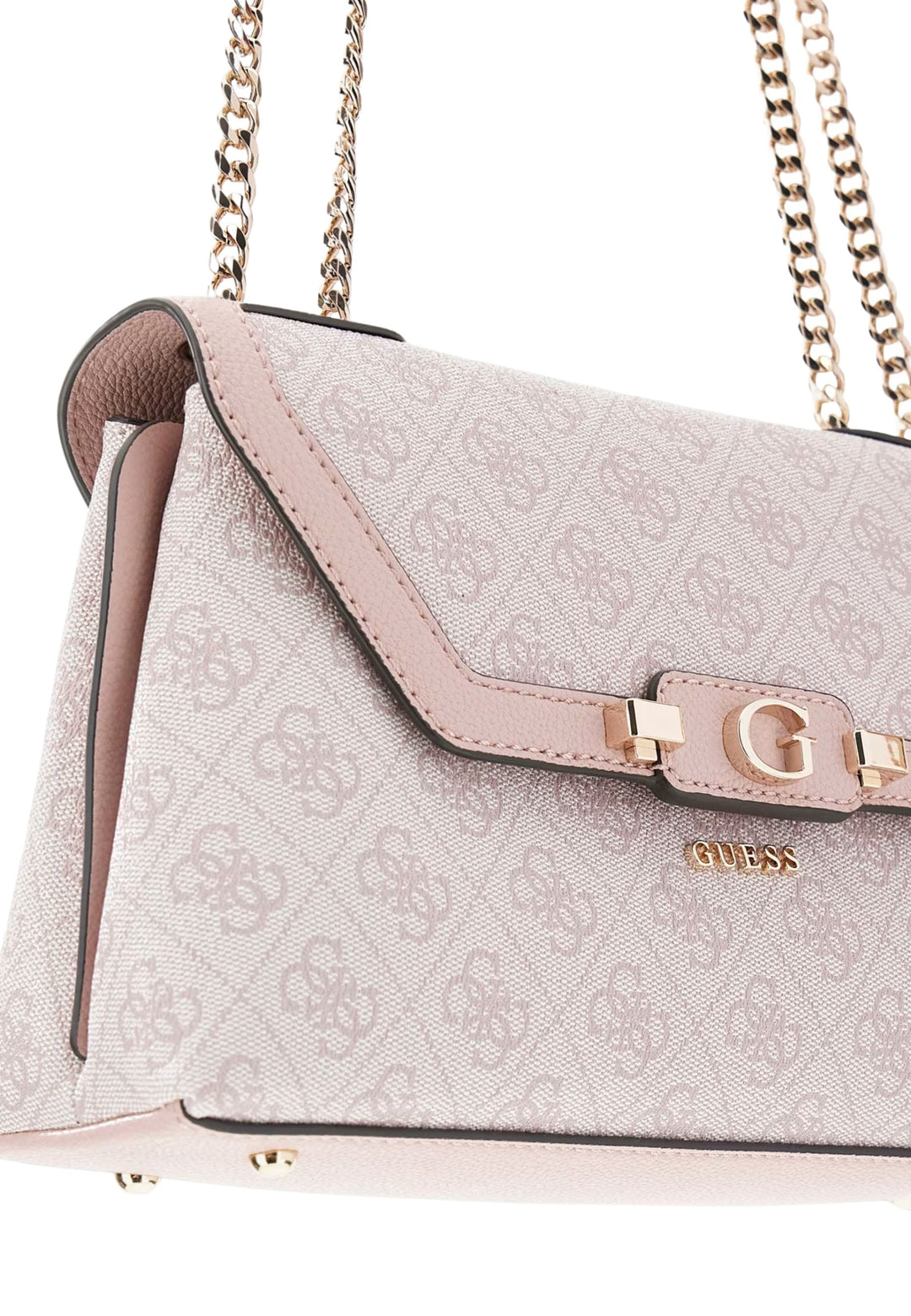 Guess Taška s klopnou Lindsey Orchid Logo