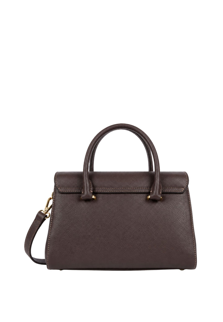 Lancaster Borsa con patta S Milano Cosmos Marrone scuro