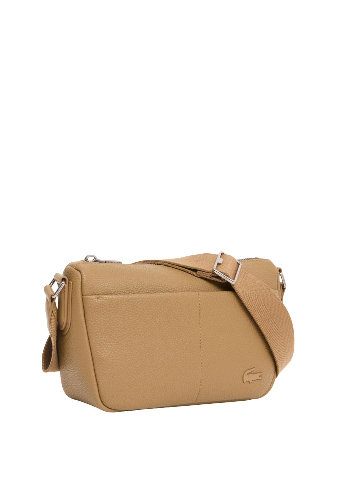 Lacoste Sacoche Magnus Marron Cookie Cuir