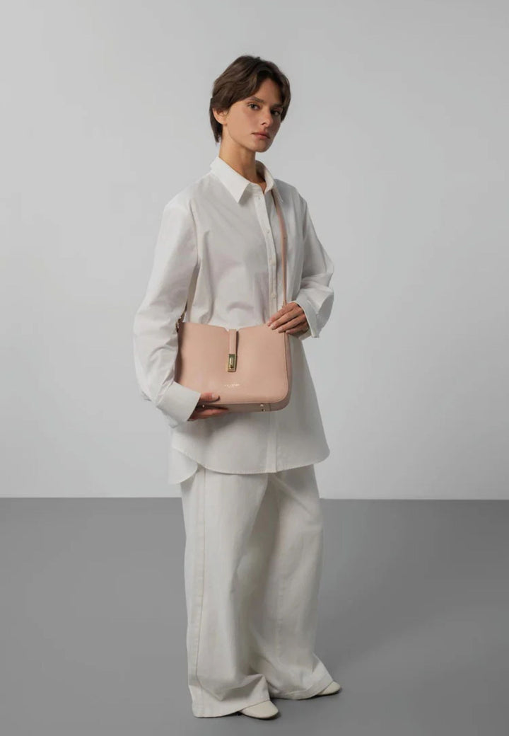 Lancaster Sac besace Zippé L Milano Horizon Nude