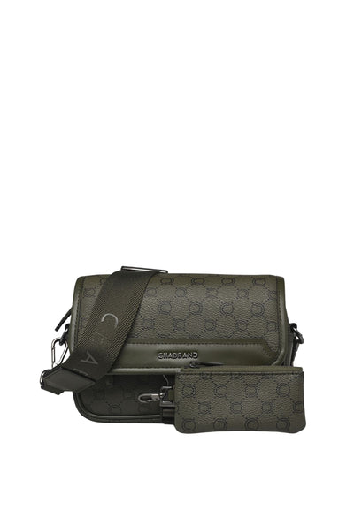 Mini-väska Chabrand Belagd Canvas Läder 85056470 - Oliv