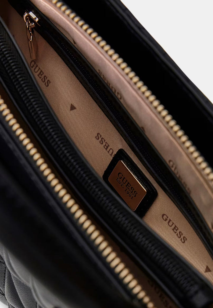 Guess Quilted Mini Handbag Paisleigh Black QG988305