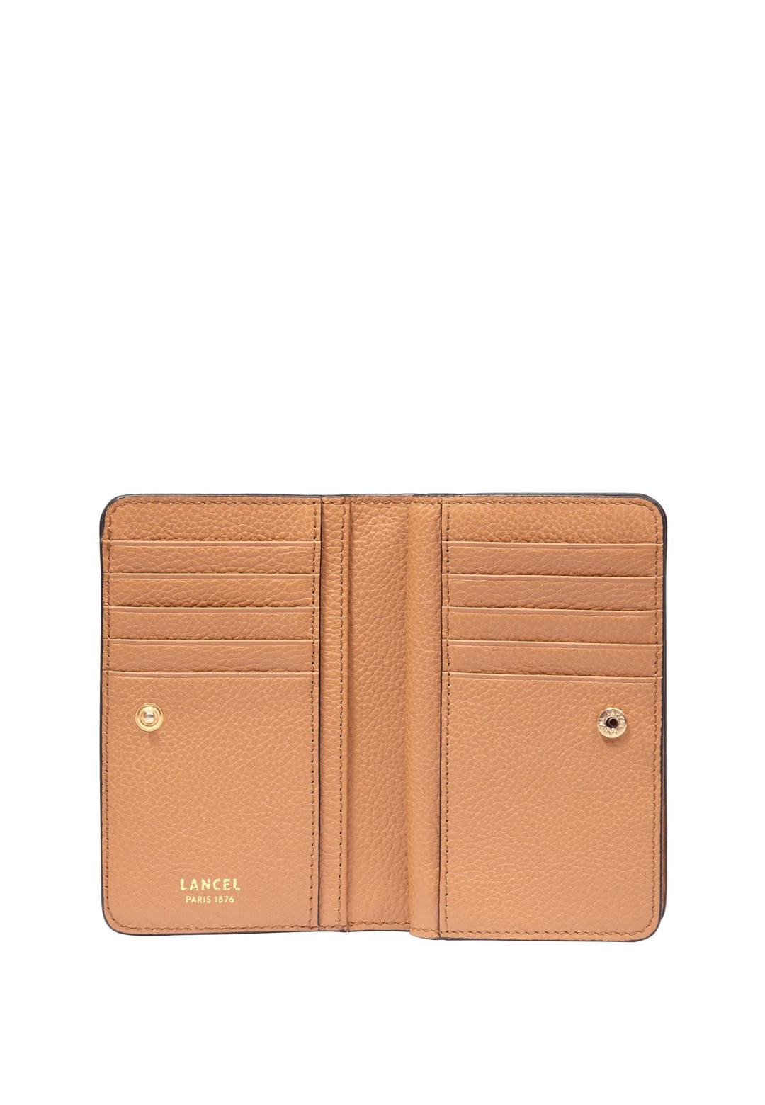 Lancel Enveloppe Portafoglio Pelle Cammello
