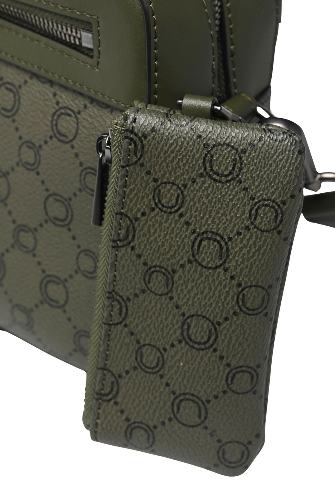 Bolso con cremallera Icône Chabrand 85039470 Oliva