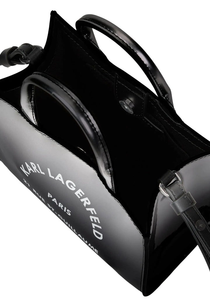 Karl Lagerfeld Cabas Carré Mini Dégradé Noir