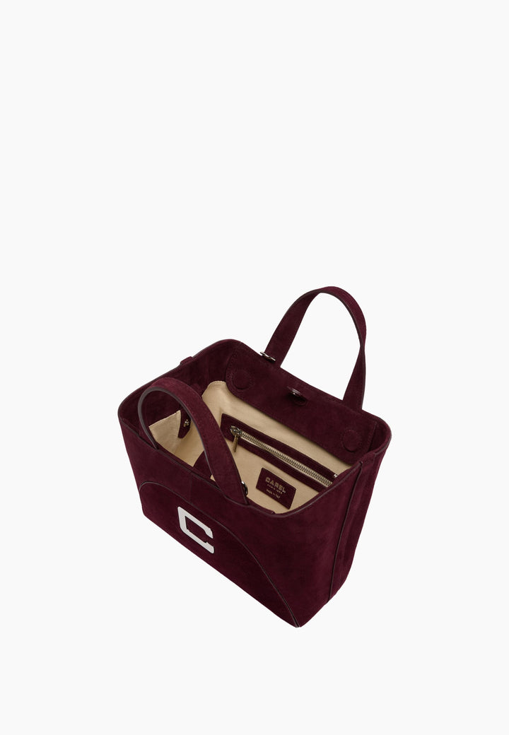 Carel Paris Sacs À Main Place Clemenceau Cuir Violet