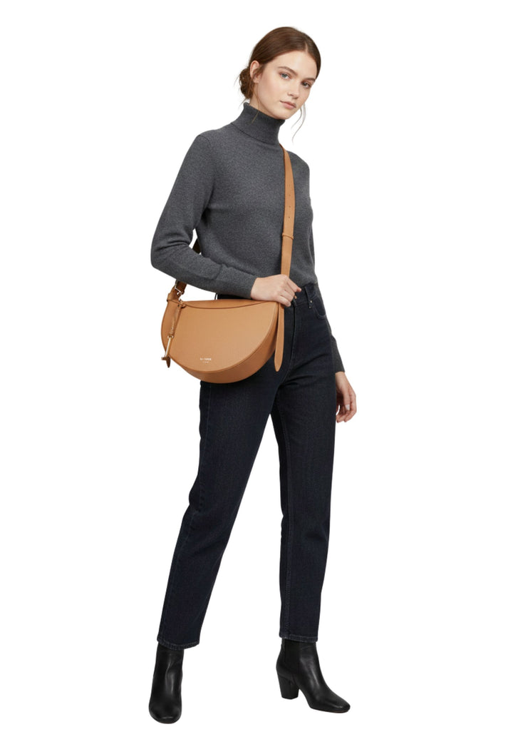 Sac demi-lune LANCEL Faubourg A1352520TU Camel