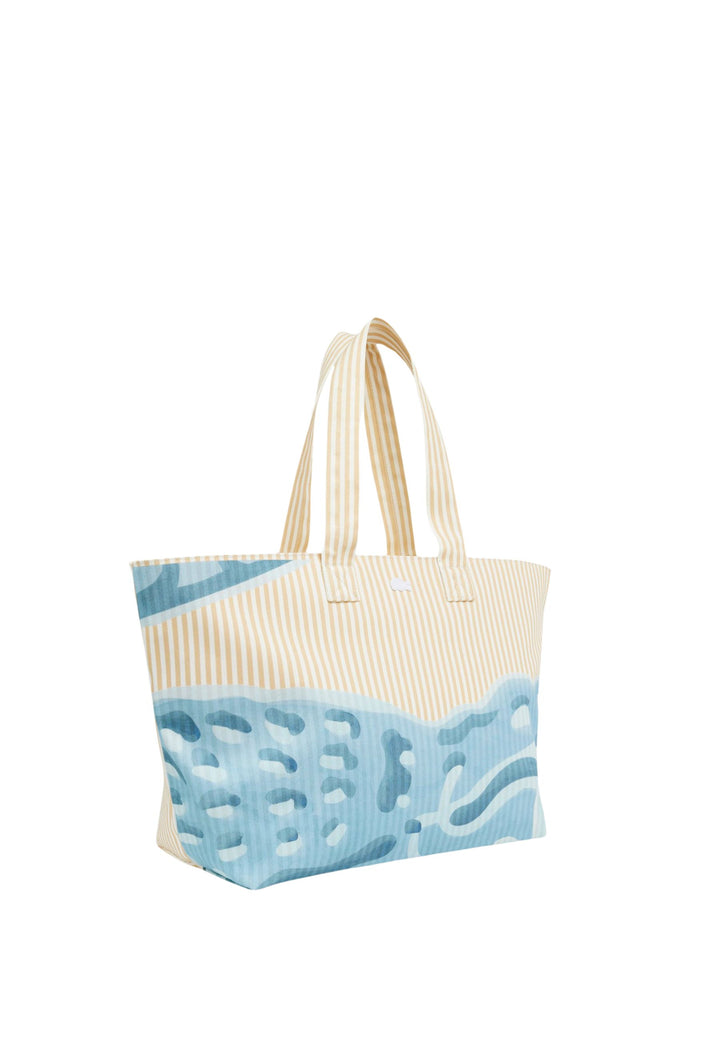 Lacoste Anna XL Tote Bag Natural White