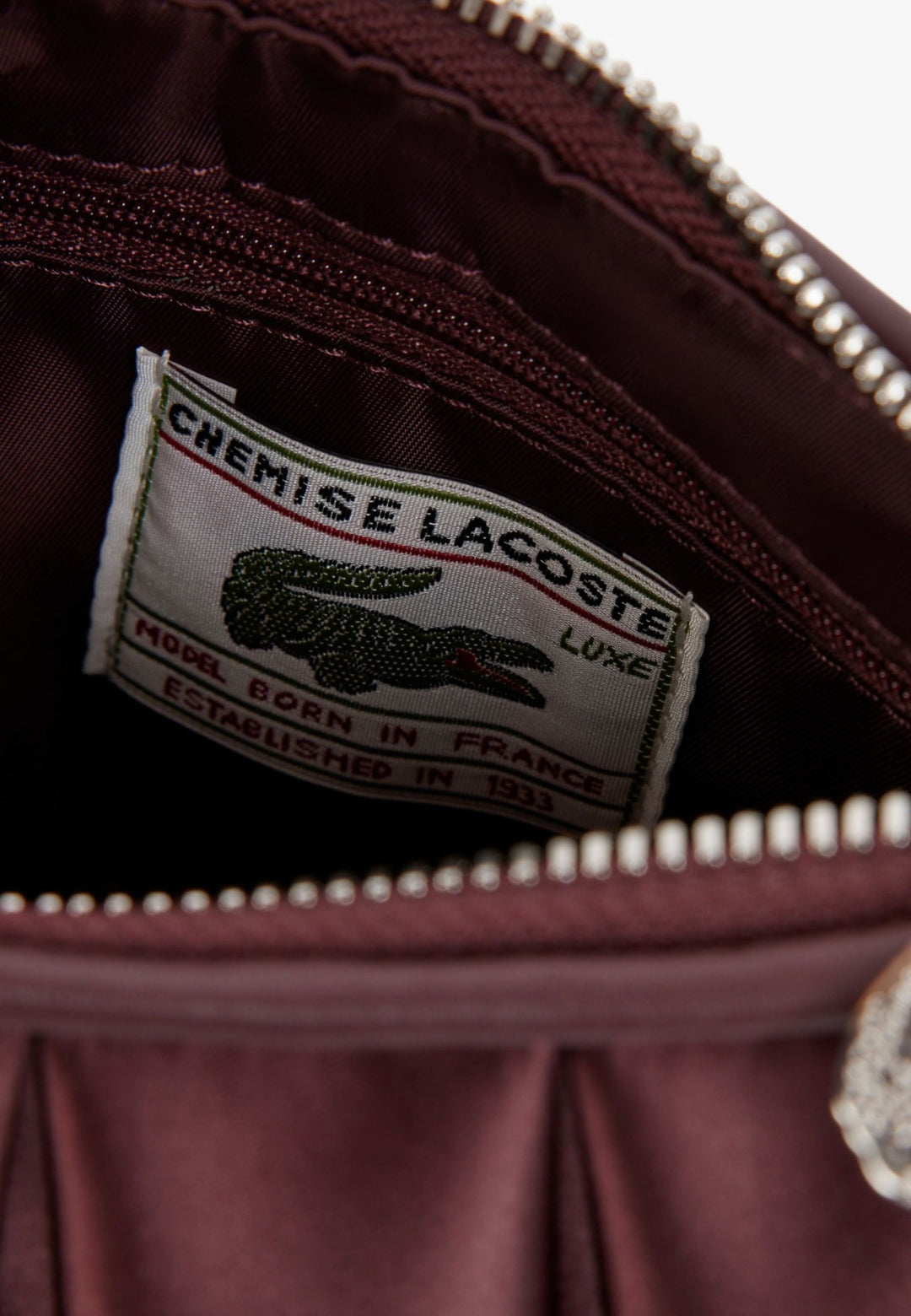 Lacoste Kleng Satin-Handtasch Lenglen Oxalis