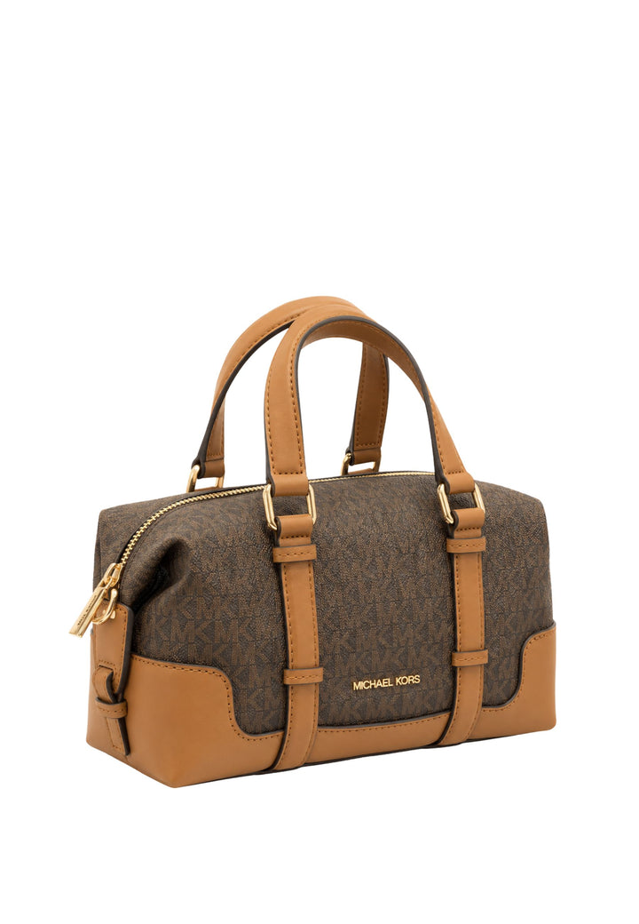 Michael Kors Teddi Mini pehmeä olkalaukku, ruskea