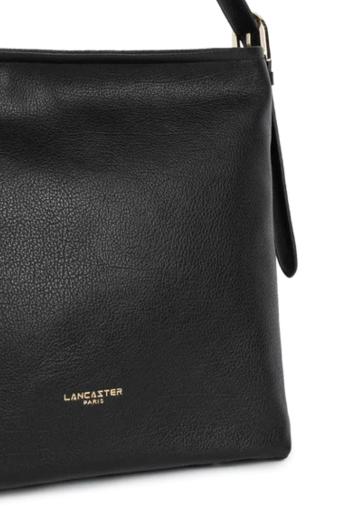 Lancaster Zwarte Zipped Bucket Bag Dune 529-92