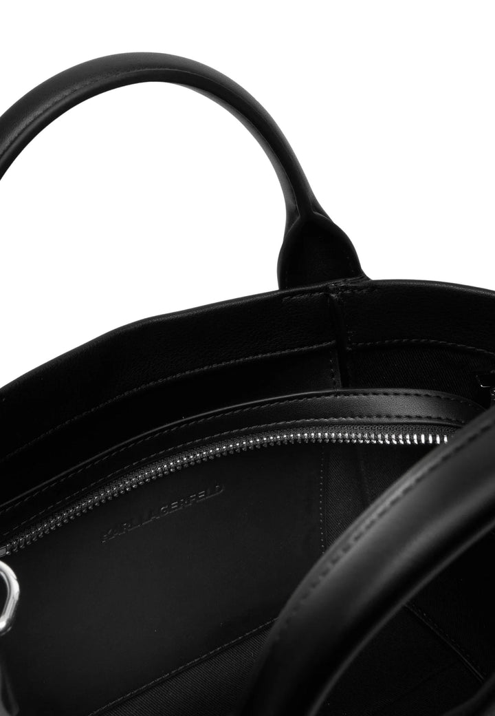 Bolso shopper K/VILLE Karl Lagerfeld B1W30067 Negro/Níquel