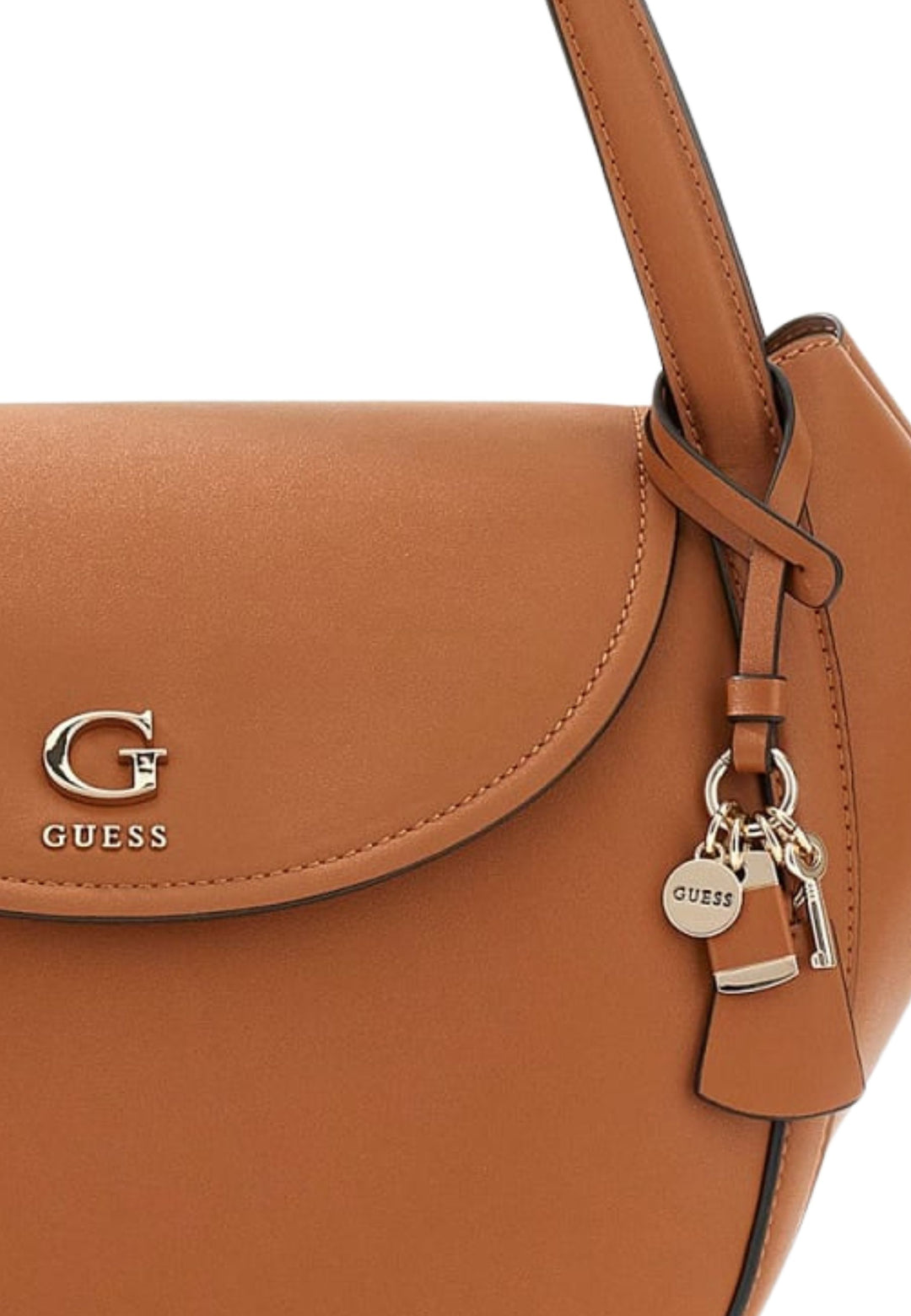 Guess Sac à Rabat Coleen Caramel