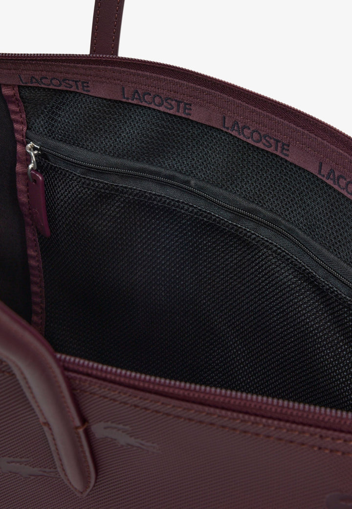 Lacoste Grande Borsa Shopper Donna con zip Oxalis