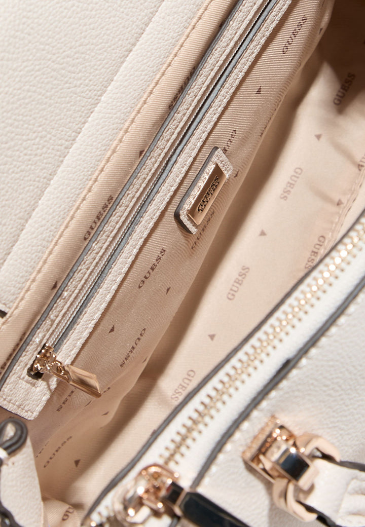 Guess Sacs à main Silvye Bucket Off White