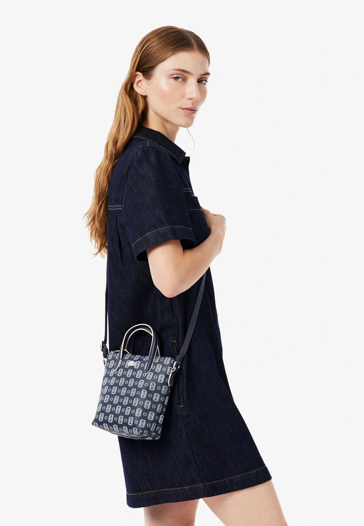 Lacoste Mini nákupní taška L.12.12 Concept Námořnická