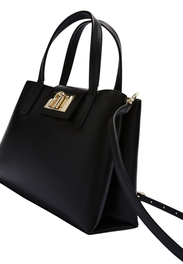 Furla Tragetasche M 1927 Leder Schwarz