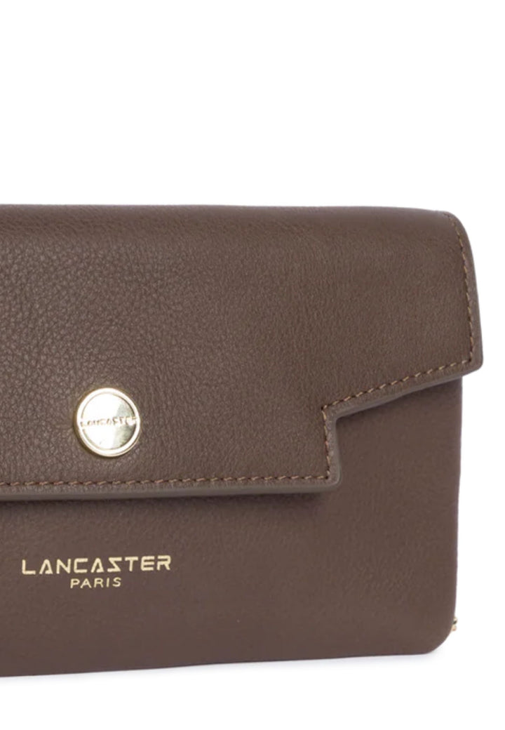 Flap pouch with snap S Mademoiselle Grace 172-32 Brown