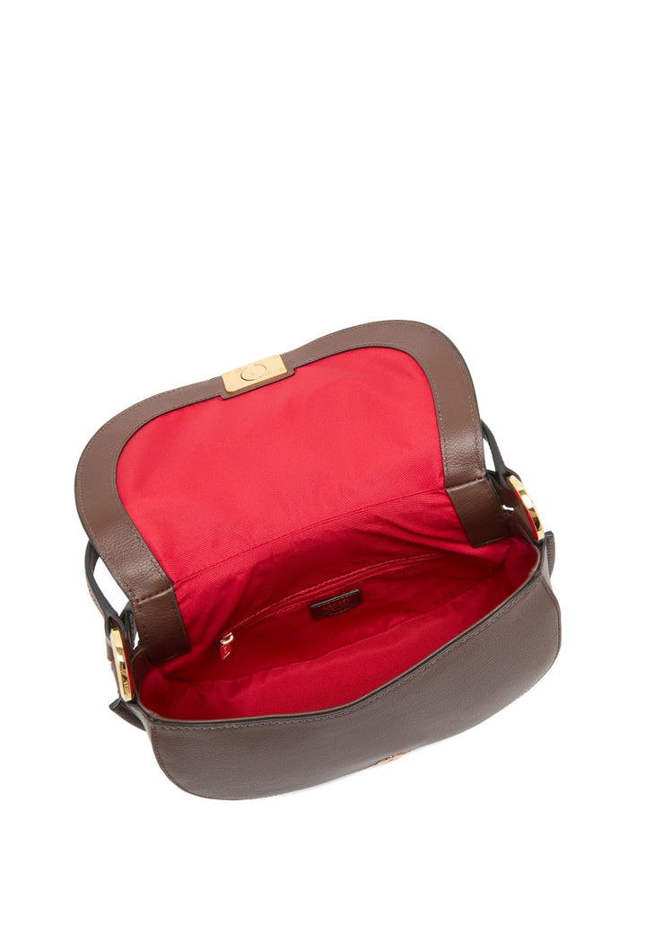 Lancel Céleste Sac Gibecière M Cuir Noix De Coco
