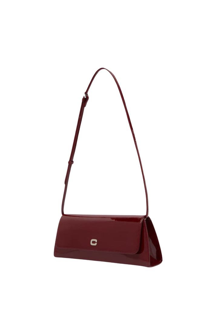 Carel Paris Torby na ramię Place De La Madeleine Cuir Rouge