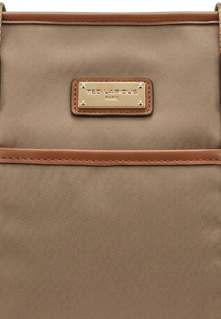 Ted Lapidus Sac à main Jaimie Femme Naturel / Cognac