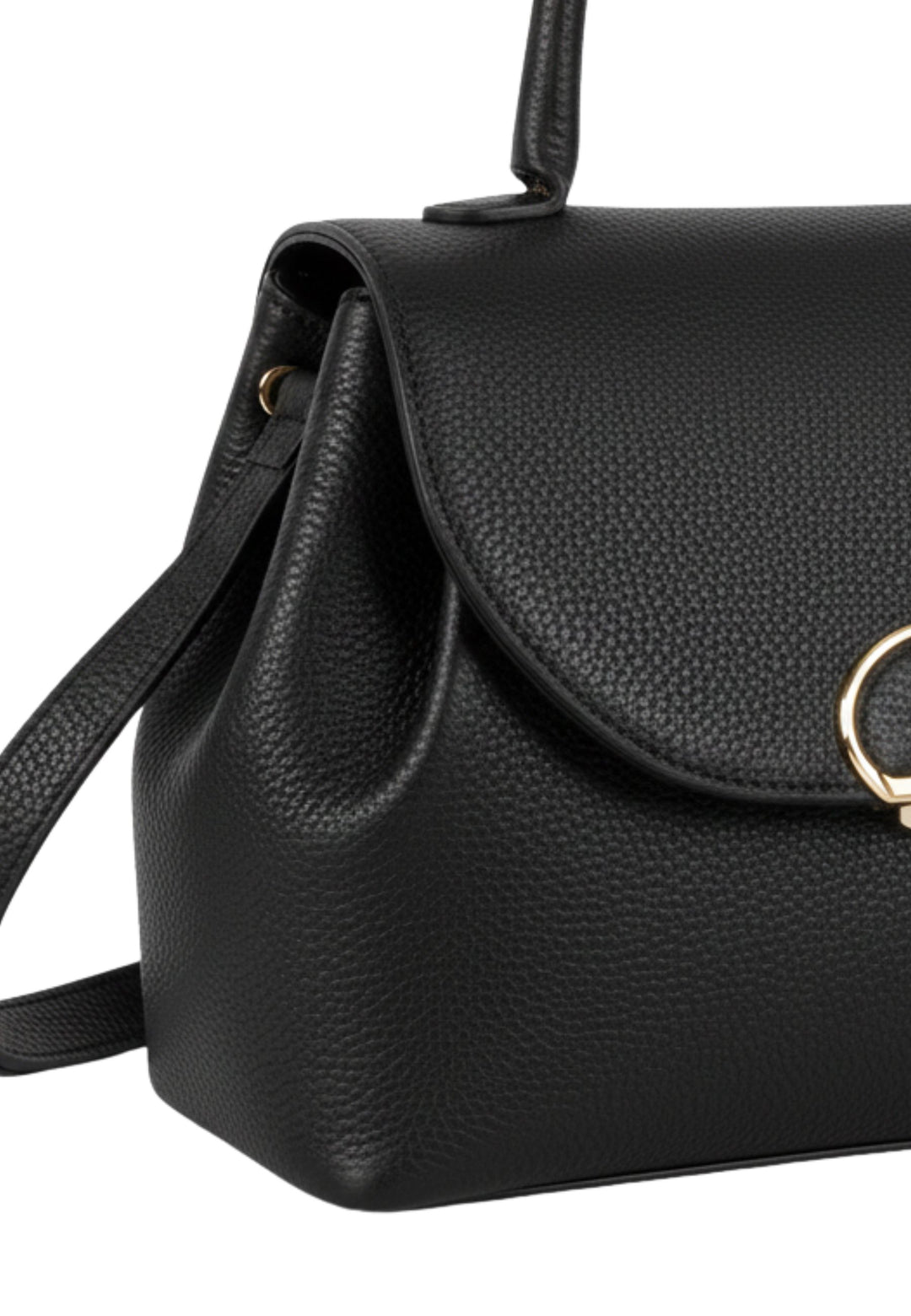 Lancaster Sac à main A rabat avec fermoir M Milano Pia 547-131 Noir